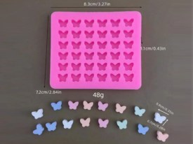 Molde silicona 36 mini mariposas